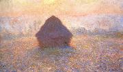 Claude Monet Grainstack,Sun in the Mist France oil painting artist